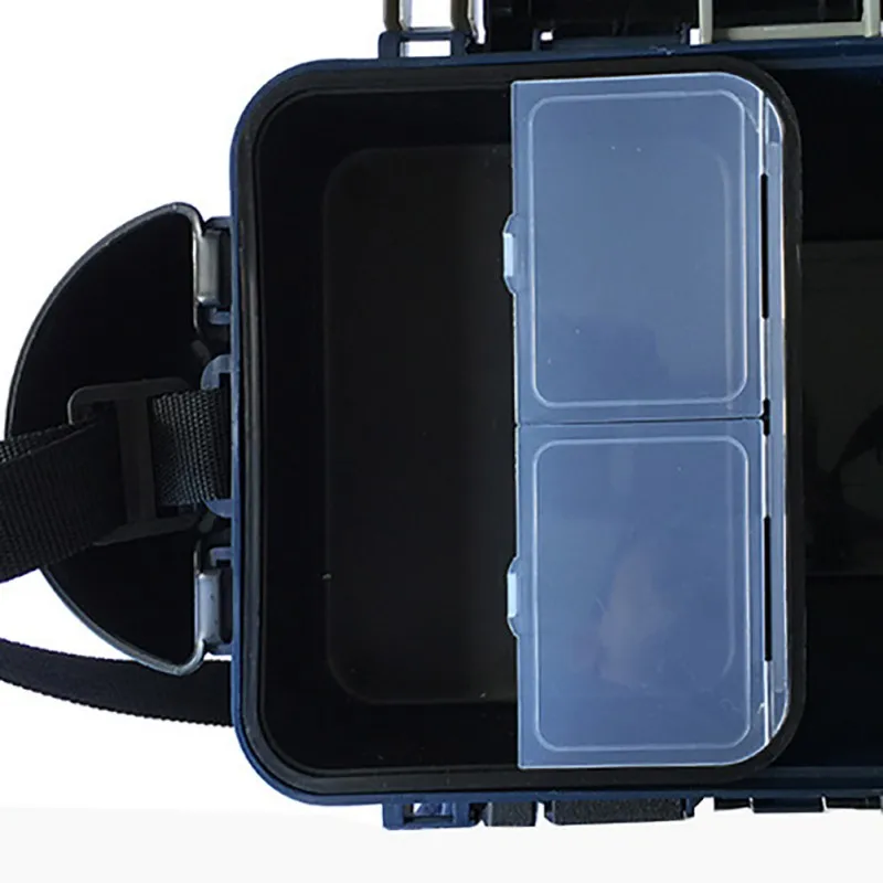 Red-gray thickened can be seated lure fishing box tool box with bait tray can be diagonally across the strong rock fishing box
Red-gray thickened can be seated lure fishing box tool box with bait tray can be diagonally across the strong rock fishing box