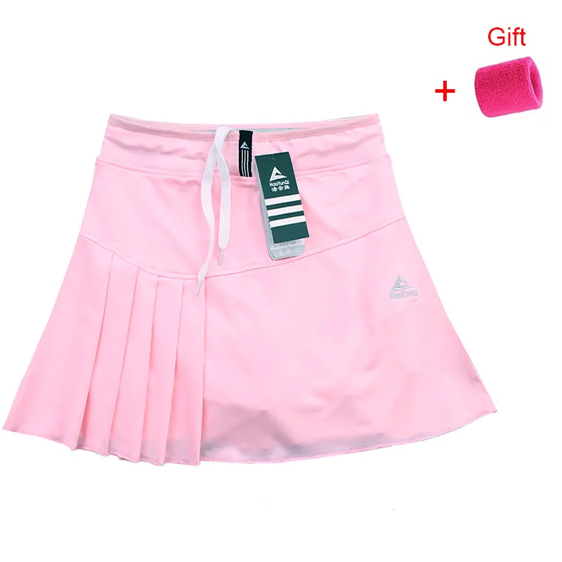 Новые теннисные юбки Skort Женская Спортивная юбка для бега с карманами и шортами
