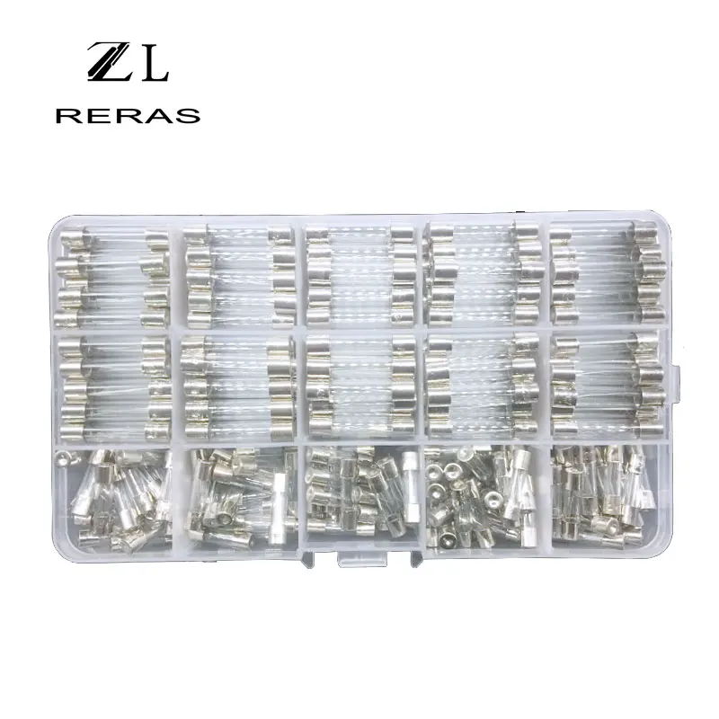 250Pcs 5x20mm 6X30MM 0-250V General Fuse Quick Blow Glass Tube Fuse Assorted Kits Fast-blow Glass Fuses 1/2/3/5/6/7/8/10/15/20A
250Pcs 5x20mm 6X30MM 0-250V General Fuse Quick Blow Glass Tube Fuse Assorted Kits Fast-blow Glass Fuses 1/2/3/5/6/7/8/10/15/20A