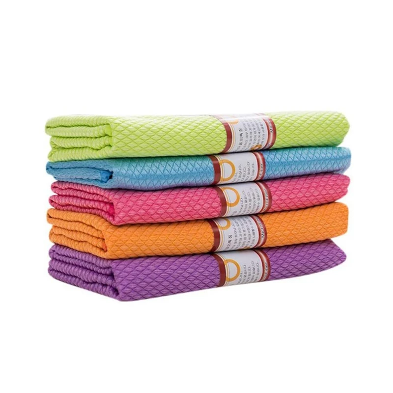 5 PCS Quick Dry Lint Free Cleaning Cloth Fish Scale Microfiber Cleaning Rags For House, Kitchen, Car, Window 16X20 Inch
5 PCS Quick Dry Lint Free Cleaning Cloth Fish Scale Microfiber Cleaning Rags For House, Kitchen, Car, Window 16X20 Inch