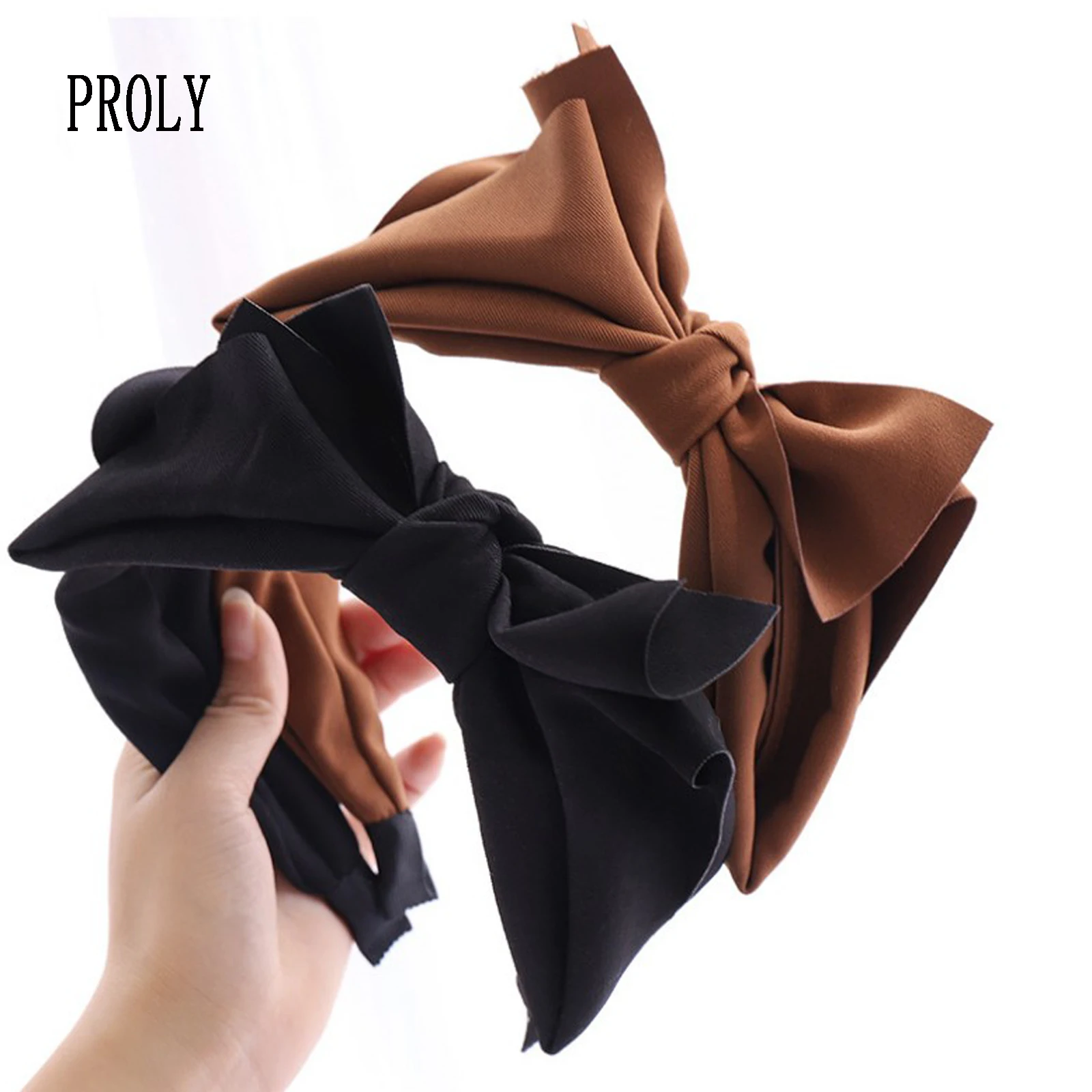 Женская повязка на голову PROLY, Классическая однотонная повязка на голову ручной работы, аксессуар для волос
Женская повязка на голову PROLY, Классическая однотонная повязка на голову ручной работы, аксессуар для волос