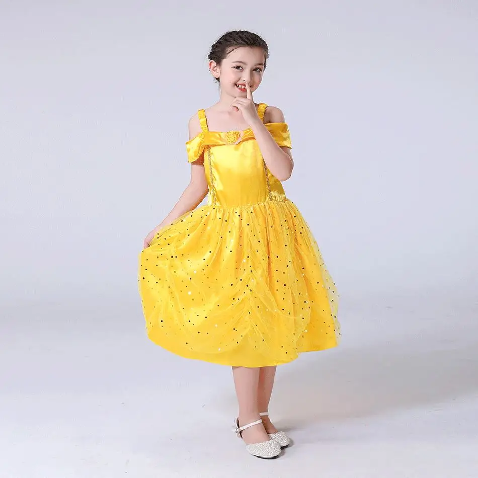 Snow Queen New Dress Girls Princess Belle Children Dresses Role Play Costume Kids Summer Bithday Girls Party Gown
Snow Queen New Dress Girls Princess Belle Children Dresses Role Play Costume Kids Summer Bithday Girls Party Gown