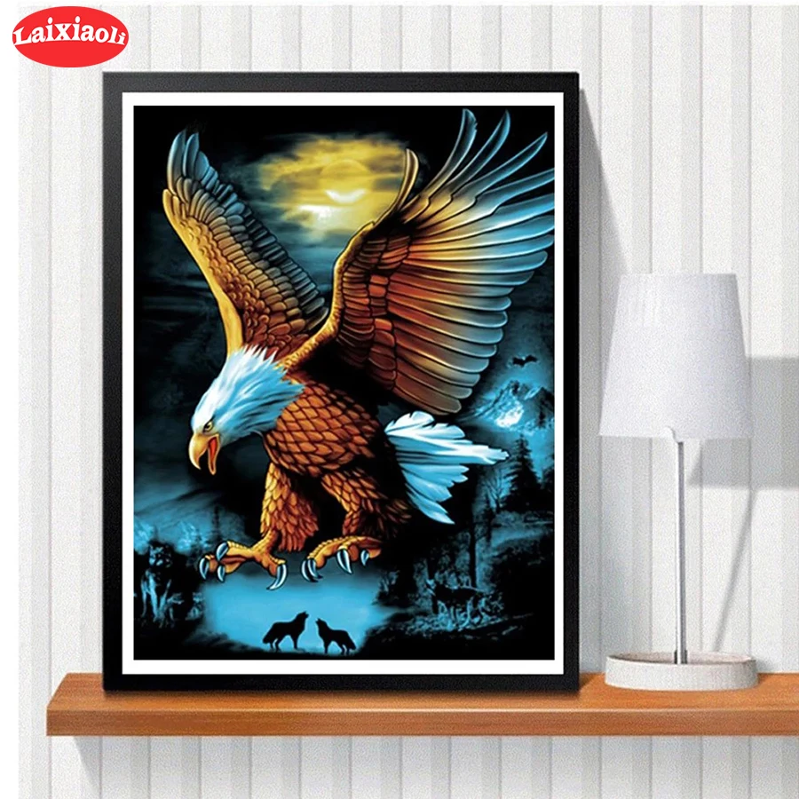 5D DIY Diamond Embroidery Animal flying eagle Picture Of Rhinestone Diamond Painting Cross Stitch Mosaic New Arrival Wall Art
5D DIY Diamond Embroidery Animal flying eagle Picture Of Rhinestone Diamond Painting Cross Stitch Mosaic New Arrival Wall Art