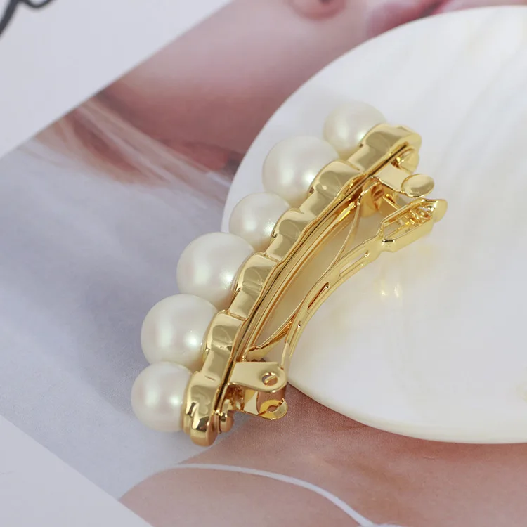 Elegant lady style pearl full diamond ball hairpin side clip
Elegant lady style pearl full diamond ball hairpin side clip