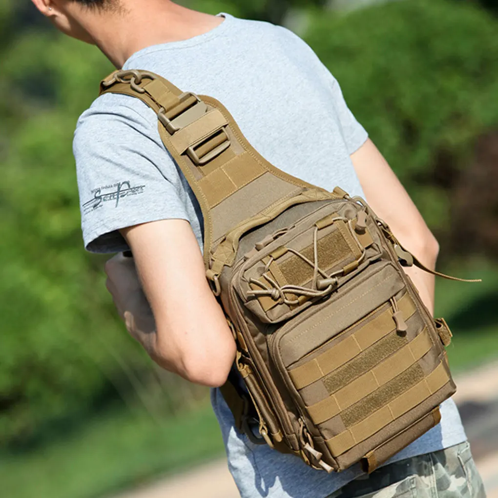 Sports Climbing Shoulder Bags Hiking Trekking Backpack Tactical Camping Hunting Daypack Fishing Outdoor Military Shoulder Bag 
Sports Climbing Shoulder Bags Hiking Trekking Backpack Tactical Camping Hunting Daypack Fishing Outdoor Military Shoulder Bag