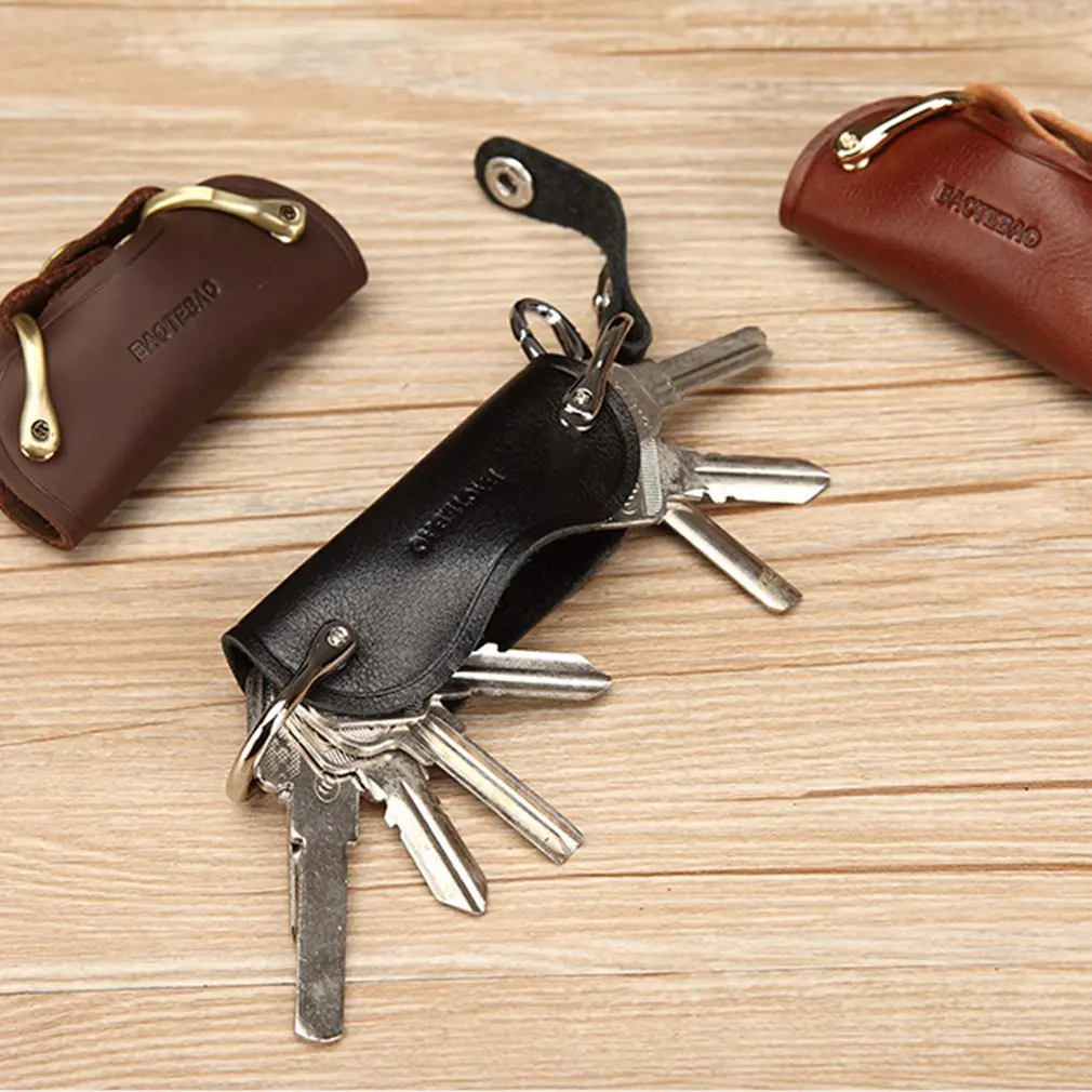 Modern - Brand New Genuine Leather Smart Key Wallet DIY Keychain EDC Pocket Car Key Holder Key Organizer Holder
Modern - Brand New Genuine Leather Smart Key Wallet DIY Keychain EDC Pocket Car Key Holder Key Organizer Holder
