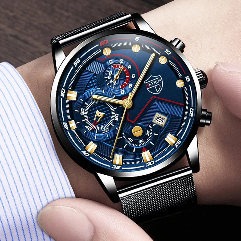 Luminous casual personality men's casual watch men's fashion stainless steel calendar quartz watch
Luminous casual personality men's casual watch men's fashion stainless steel calendar quartz watch