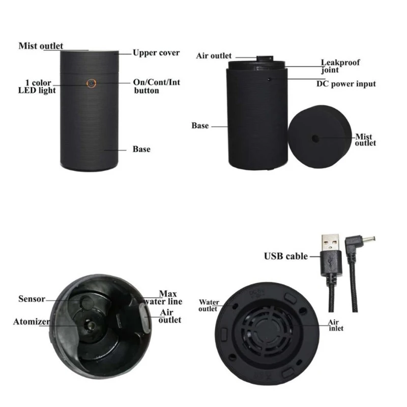 55Ml White Mini Car Usb Essential Oil Aroma Diffuser Ultrasonic Air Humidifier Aromatherapy Mist Maker
55Ml White Mini Car Usb Essential Oil Aroma Diffuser Ultrasonic Air Humidifier Aromatherapy Mist Maker