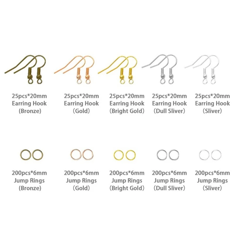 1128 Pieces Earrings Making Supplies Kit with Earring Hooks Jump Rings Pliers Tweezers Jump Ring Opener for DIY Jewelry Tools
1128 Pieces Earrings Making Supplies Kit with Earring Hooks Jump Rings Pliers Tweezers Jump Ring Opener for DIY Jewelry Tools