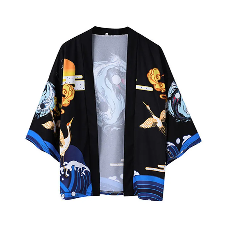 Harajuku Kimono 2020 Men Japanese Thin Kimono Streetwear Traditional Cardigan Koi Pirnted Samurai Yukata Male Haori Jacket
Harajuku Kimono 2020 Men Japanese Thin Kimono Streetwear Traditional Cardigan Koi Pirnted Samurai Yukata Male Haori Jacket
