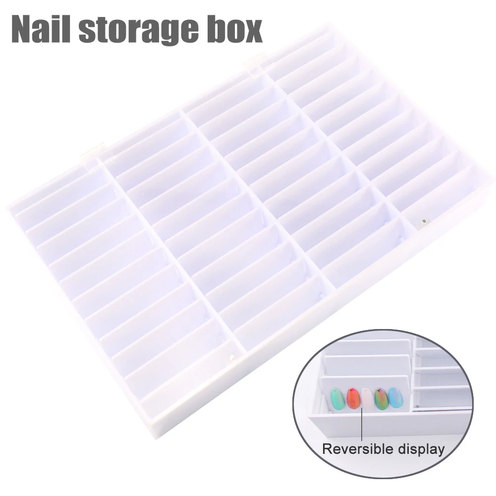 Fake Nail Tips Storage Box 44 Compartments Nail Art Decoration Container False Nail Display Case False Tips Showing Shelf
Fake Nail Tips Storage Box 44 Compartments Nail Art Decoration Container False Nail Display Case False Tips Showing Shelf