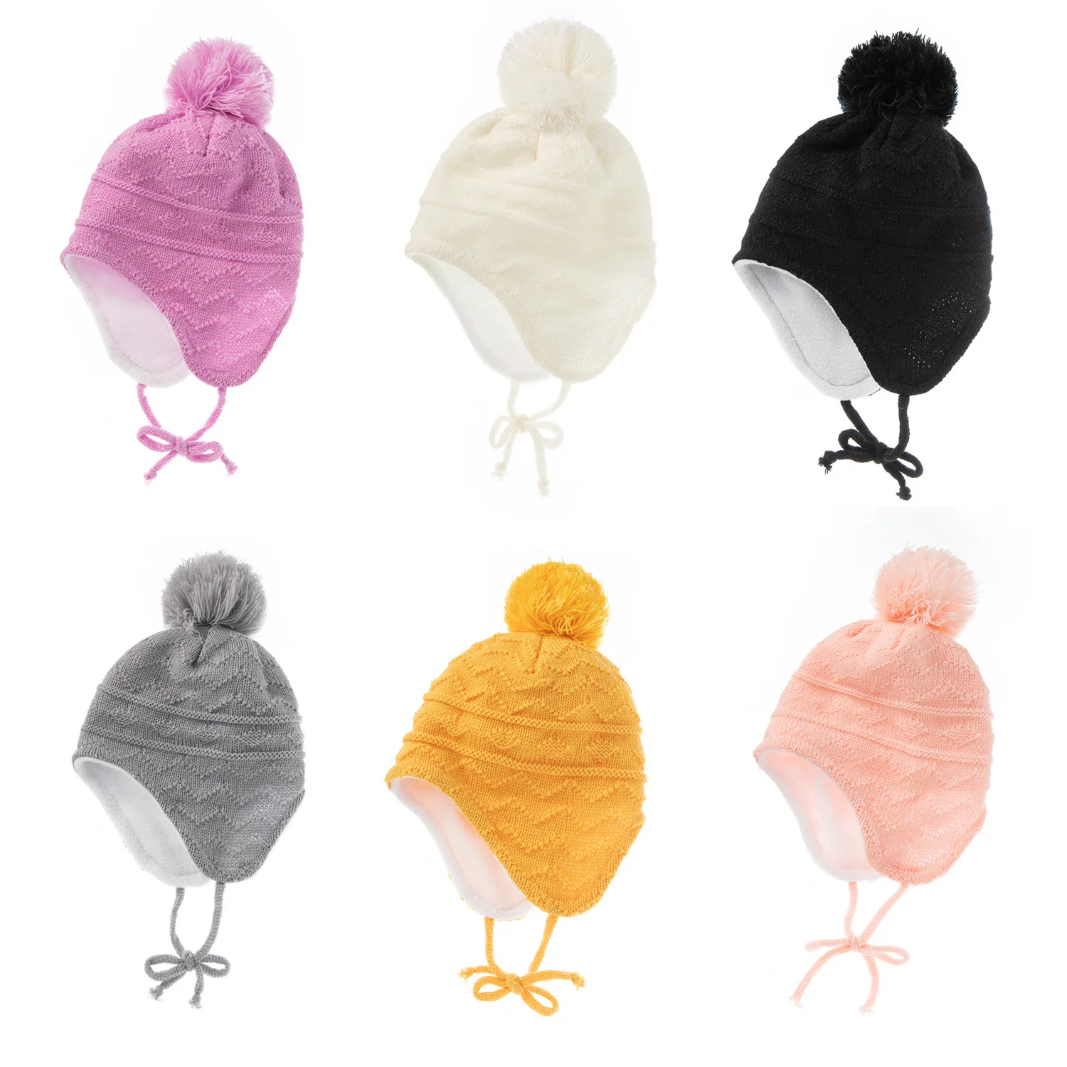 Cute Pompom Baby Hat Warm Autumn Winter Kids Girl Boy Bonnet Hat Crochet Solid Color Ear Protection Toddler Children Beanie Cap
Cute Pompom Baby Hat Warm Autumn Winter Kids Girl Boy Bonnet Hat Crochet Solid Color Ear Protection Toddler Children Beanie Cap