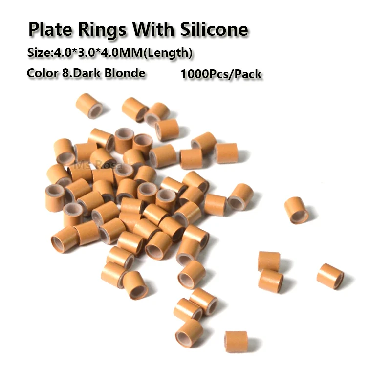 Plate Edge Silicone Copper Micro Rings 4.0*3.0*4.0mm Black 1000pcs/Lot Beads Dreadlock Hair Cuffs For Braids
Plate Edge Silicone Copper Micro Rings 4.0*3.0*4.0mm Black 1000pcs/Lot Beads Dreadlock Hair Cuffs For Braids