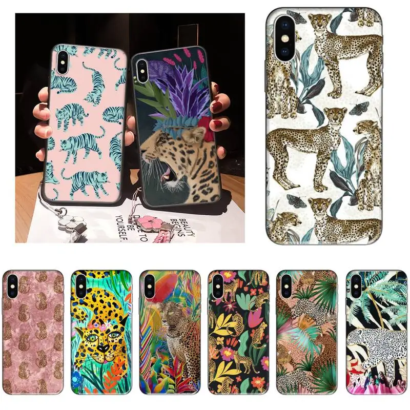 Luxury Floral Leopard Print Phone Case For iPhone 12 Mini 11 Pro XS Max X XR 7 8 Plus Soft TPU Back Cover
Luxury Floral Leopard Print Phone Case For iPhone 12 Mini 11 Pro XS Max X XR 7 8 Plus Soft TPU Back Cover