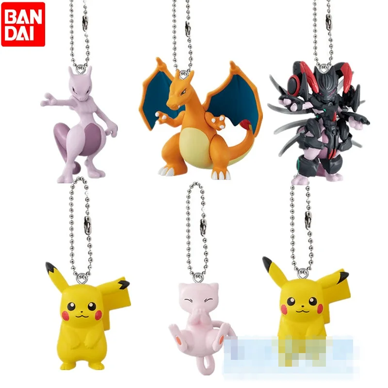 Mewtwo Pikachu Charizard Mew Gacha Pendant Elves Movie & TV PVC Model Toy Key Pendant 
Mewtwo Pikachu Charizard Mew Gacha Pendant Elves Movie & TV PVC Model Toy Key Pendant