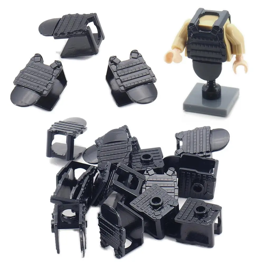 Military WW2 Figures Vest Body Armor Building Block Moc Assemble Army Soldier American Weapons Equipment Model Gifts Child Toys
Military WW2 Figures Vest Body Armor Building Block Moc Assemble Army Soldier American Weapons Equipment Model Gifts Child Toys