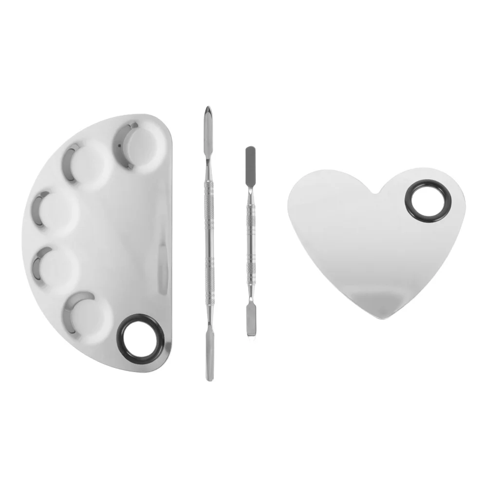 2pcs Nail Art Color Mixing Palettes Foundation Mixing Plate with 2pcs Spatulas
2pcs Nail Art Color Mixing Palettes Foundation Mixing Plate with 2pcs Spatulas