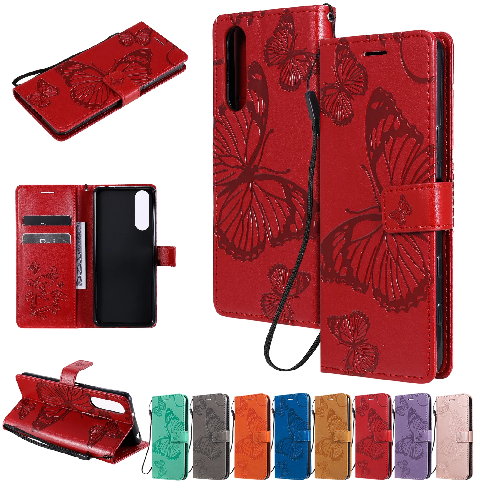 For Sony Xperia 5 10 II /E5 E6 L4 L3 XA XZ 3D Embossing Butterfly Flip Wallet PU Leather Case Stand Cover Skin Shockproof Shell
For Sony Xperia 5 10 II /E5 E6 L4 L3 XA XZ 3D Embossing Butterfly Flip Wallet PU Leather Case Stand Cover Skin Shockproof Shell