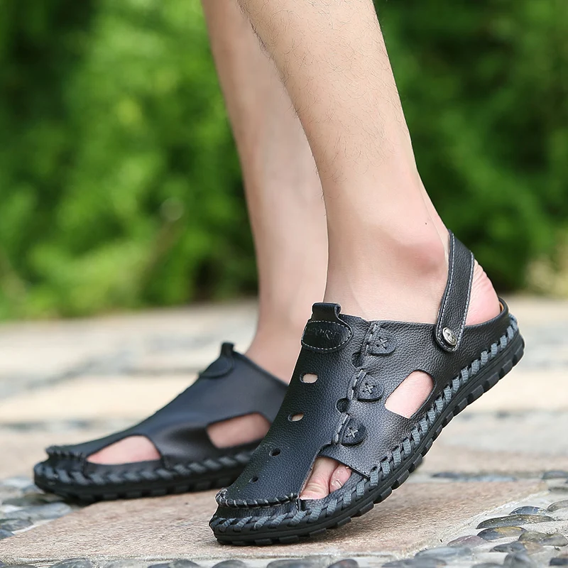 Sandalet Erkek Sandalias Hombre Verano Work Sandals Sandalia Masculina Couro Rubber Men For 2020 Summer Shoes Beach
Sandalet Erkek Sandalias Hombre Verano Work Sandals Sandalia Masculina Couro Rubber Men For 2020 Summer Shoes Beach