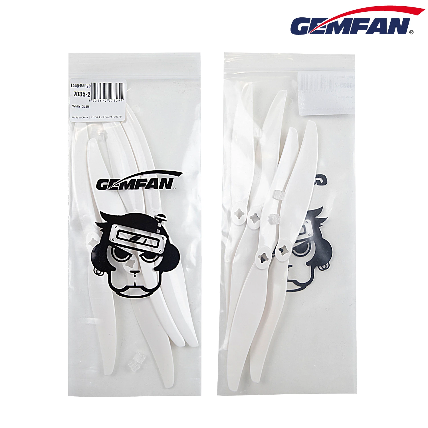 4 пары Gemfan LR7035 7035 7x3 5 7-дюймовый 2-Лопастной Пропеллер для радиоуправляемого дрона