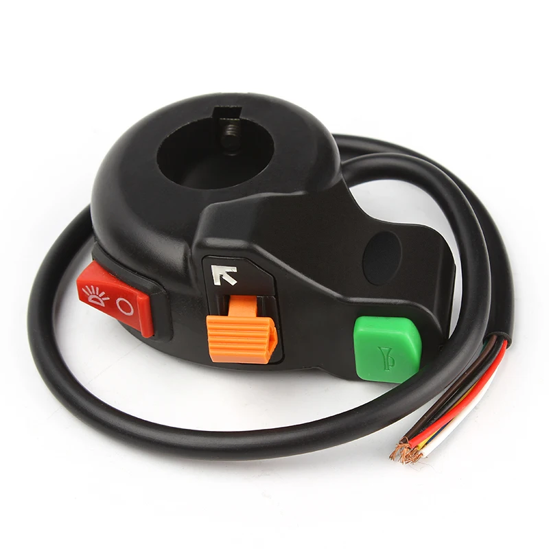 Universal Handlebar Motorcycle Switch ATV Bike Scooter7/8" Switch Horn Turn SignalsOn/Off Light Accessory for Motorcycle Scooter
Universal Handlebar Motorcycle Switch ATV Bike Scooter7/8" Switch Horn Turn SignalsOn/Off Light Accessory for Motorcycle Scooter