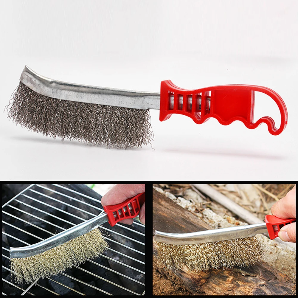 Stainless Steel Heavy Duty Spid Wire Hand Brush Bristles Rust Paint Removal Tool
Stainless Steel Heavy Duty Spid Wire Hand Brush Bristles Rust Paint Removal Tool