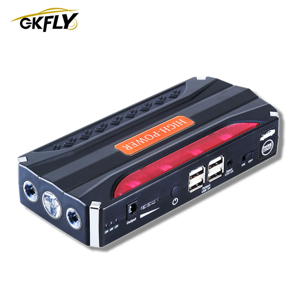 GKFLY MultiFunction Emergency Car Jump Starter 12V 600A Portable Power Bank Car Charger Battery Booster Starting Device Cables
GKFLY MultiFunction Emergency Car Jump Starter 12V 600A Portable Power Bank Car Charger Battery Booster Starting Device Cables