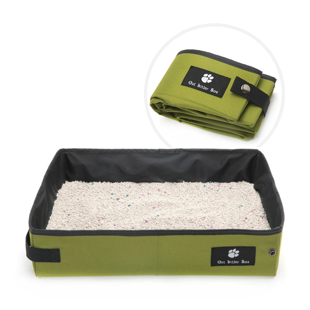 Folding Travel Pet Cat Litter Box Oxford Cloth Tray Folding Cat Litter Bedpan Waterproof Outdoor Foldable Kittens Litter Box
Folding Travel Pet Cat Litter Box Oxford Cloth Tray Folding Cat Litter Bedpan Waterproof Outdoor Foldable Kittens Litter Box