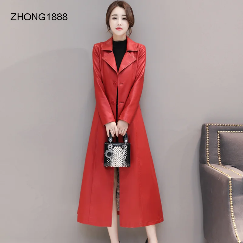 New Autumn 2020 Spring genuine leather coat Women's Mid-length slim fit large size coat sheepskin windbreaker
New Autumn 2020 Spring genuine leather coat Women's Mid-length slim fit large size coat sheepskin windbreaker