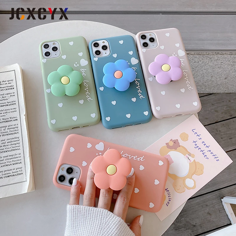 Мягкий 3D чехол с подставкой для iphone 12 Pro Max MiNi 11 X XS XR 6S 7 8 plus SE 2020|Бамперы| |