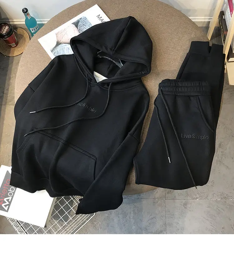 New hooded sweater women's suit sports and leisure two-piece trousers 2021 spring new net celebrity fashion hot sale
New hooded sweater women's suit sports and leisure two-piece trousers 2021 spring new net celebrity fashion hot sale
