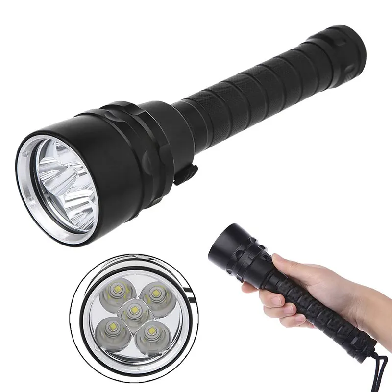 Super Bright Diving Flashlight IP68 Scuba Dive Professional Portable Diver Light Waterproof Long Lasting Light 18650 Flashlights
Super Bright Diving Flashlight IP68 Scuba Dive Professional Portable Diver Light Waterproof Long Lasting Light 18650 Flashlights