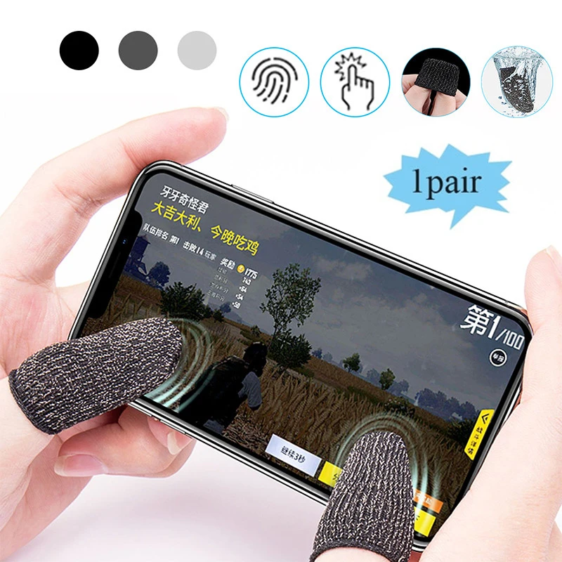 Finger Cots Phone Gaming Triggers Mobile Triggers Gatillos for PUBG Iphone Finger Sleeve Apple Iphone Cotton Fiber
Finger Cots Phone Gaming Triggers Mobile Triggers Gatillos for PUBG Iphone Finger Sleeve Apple Iphone Cotton Fiber