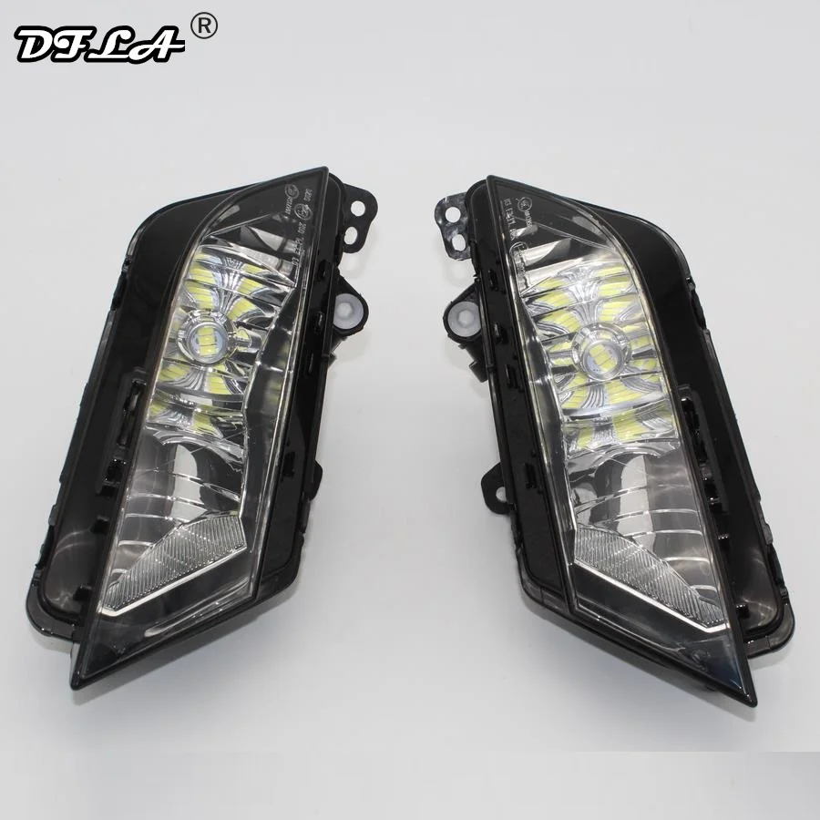 2 шт. светодиодный противотуманный фонарь для Seat Leon 2013 2014 2015 2016 2017 автомобильный