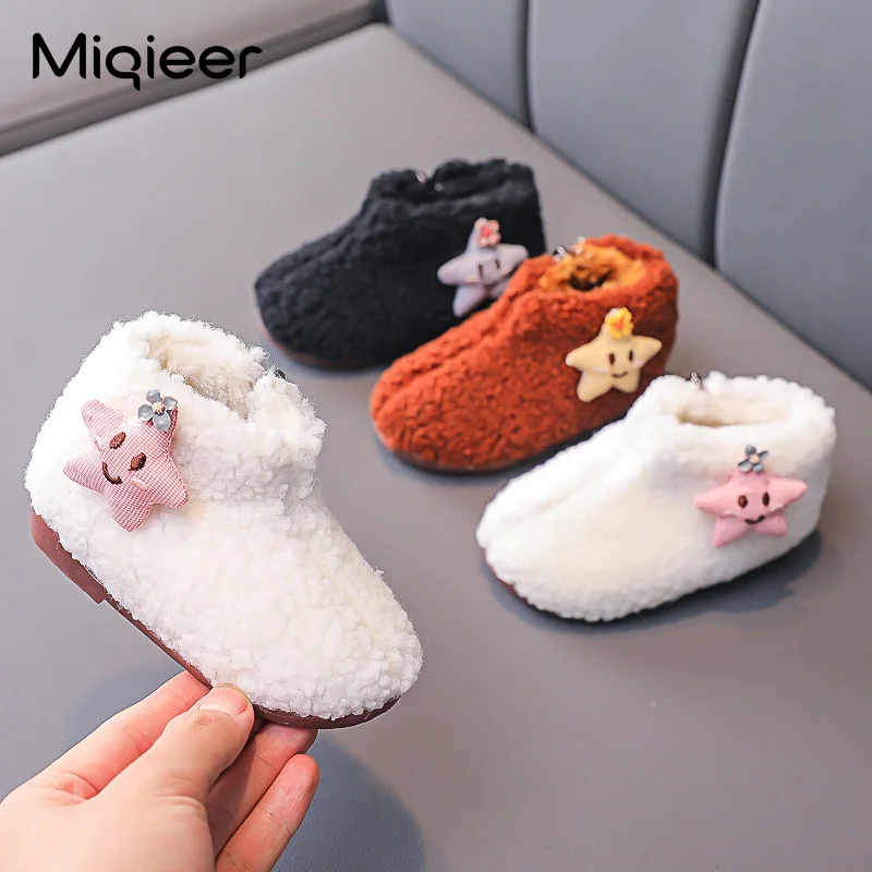 Fashion Girls Children Winter Ankle Boots Anti Skid Warm Plush Baby First Walkers Zip Kids Booties Toddler Infant Walking Shoes
Fashion Girls Children Winter Ankle Boots Anti Skid Warm Plush Baby First Walkers Zip Kids Booties Toddler Infant Walking Shoes