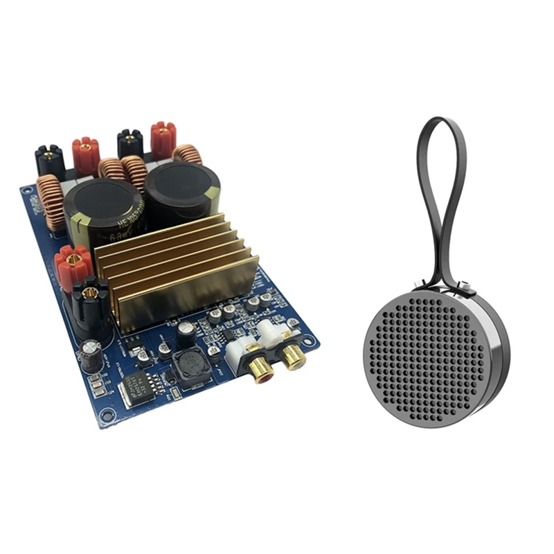 

Плата цифрового усилителя TPA3255 2,0, 1 шт., водонепроницаемая IPX7 Беспроводная колонка со встроенным микрофоном и басами, 1 шт.