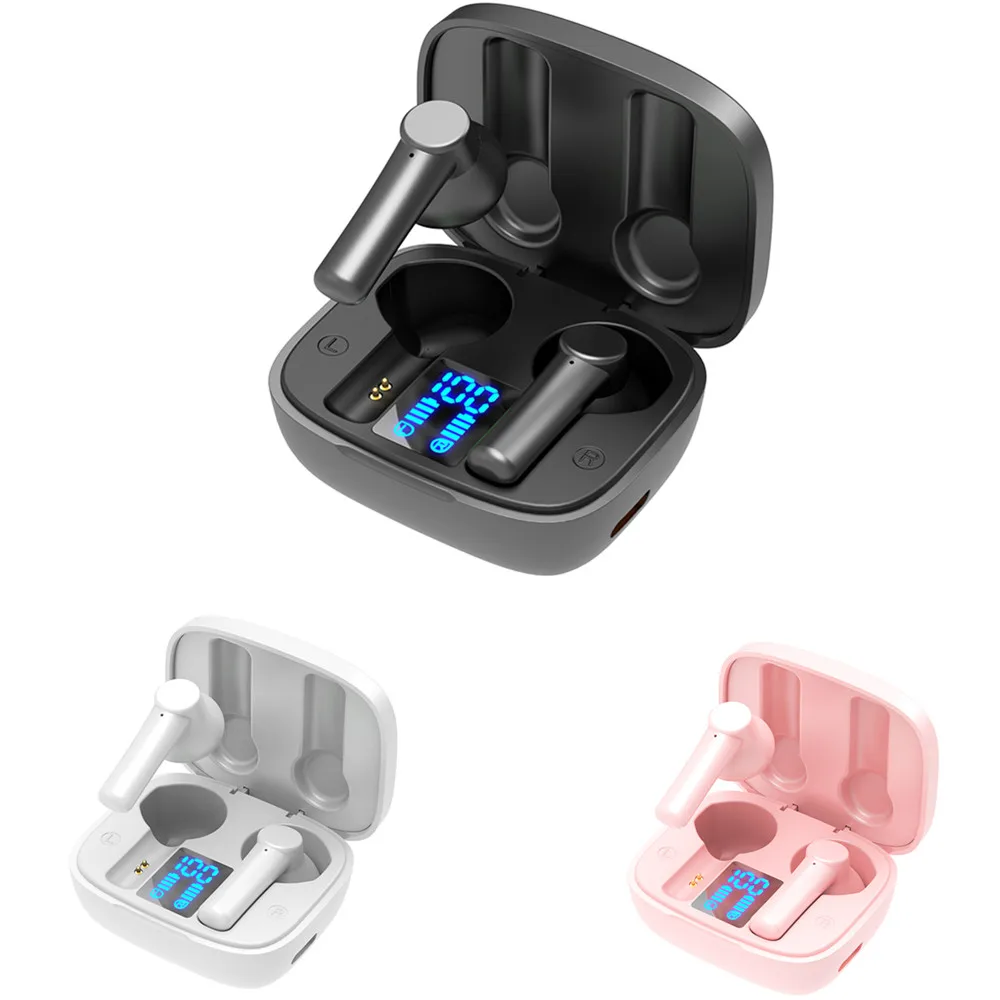 Wireless Headphones Bluetooth Earphones Stereo Super Bass Headsets Sport Waterproof Earbuds In-ear Headphone Earbuds
Wireless Headphones Bluetooth Earphones Stereo Super Bass Headsets Sport Waterproof Earbuds In-ear Headphone Earbuds