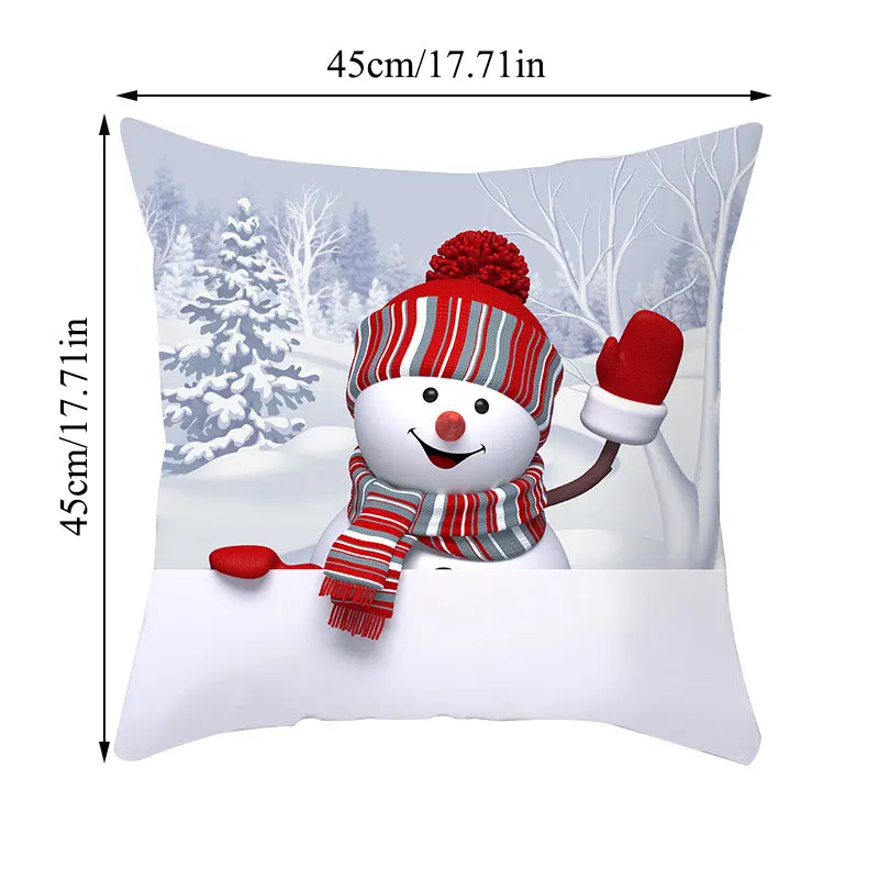 Hot Snowmen Throw Pillows Covers Geometric Refreshing Car Decor Cushion Cover Home Supplies Pillowslip 45*45cm Pillow Case
Hot Snowmen Throw Pillows Covers Geometric Refreshing Car Decor Cushion Cover Home Supplies Pillowslip 45*45cm Pillow Case