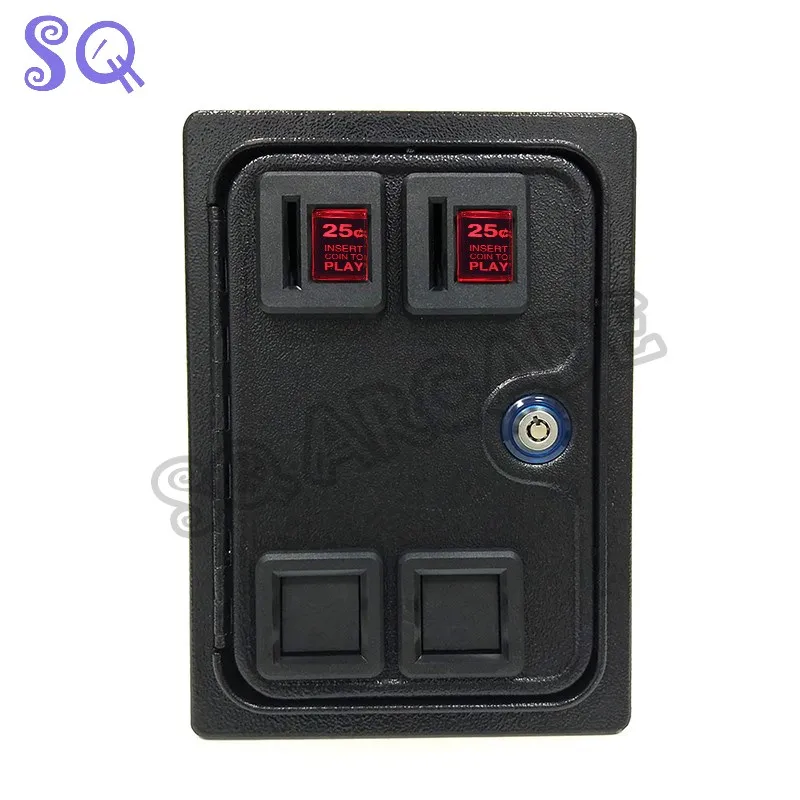 Arcade Double Token 25 Cent Coin Door Pinball Coin Acceptor With Switch For MAME Arcade Cabinet Casino Slot Machine Iron Game
Arcade Double Token 25 Cent Coin Door Pinball Coin Acceptor With Switch For MAME Arcade Cabinet Casino Slot Machine Iron Game