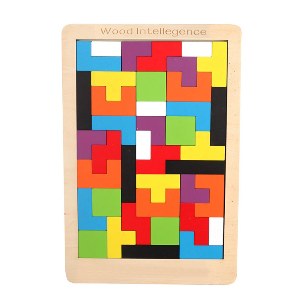 Colorful 3D Puzzle Wooden Tangram Math Toys Tetris Game Children Pre-school Magination Intellectual Educational Toy for Kids
Colorful 3D Puzzle Wooden Tangram Math Toys Tetris Game Children Pre-school Magination Intellectual Educational Toy for Kids