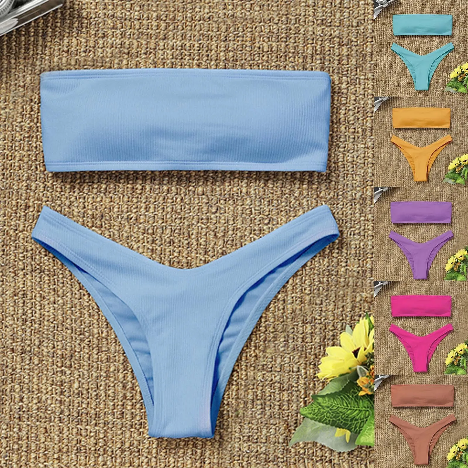 Women's Bikini High Waisted Tummy Control Two Piece Swimsuit Swimwear 2021girl Beach Bathing Suit Woman Fahsion Swimwear L3
Women's Bikini High Waisted Tummy Control Two Piece Swimsuit Swimwear 2021girl Beach Bathing Suit Woman Fahsion Swimwear L3