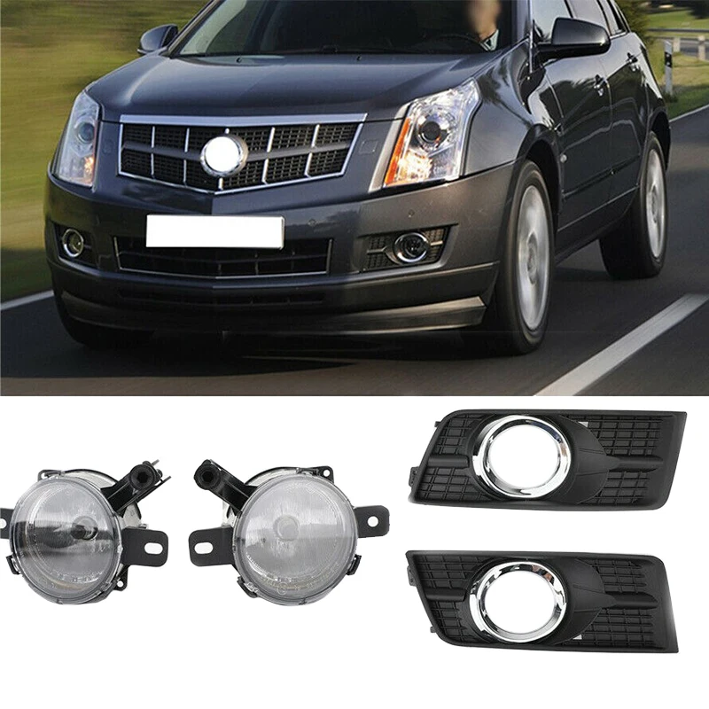 CITALL 4pcs Car Front Bumper Fog Light Driving Lamp Bulb & Frame Trim Cover Bezel Assembly Fit For Cadillac SRX 2010-2015 2016
CITALL 4pcs Car Front Bumper Fog Light Driving Lamp Bulb & Frame Trim Cover Bezel Assembly Fit For Cadillac SRX 2010-2015 2016