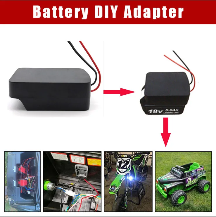 DIY адаптер 18 в литий-ионный аккумулятор для док-станции 12 Калибр робототехники DIY 14AWG светильник кое оборудование Запчасти для двигателя
DIY адаптер 18 в литий-ионный аккумулятор для док-станции 12 Калибр робототехники DIY 14AWG светильник кое оборудование Запчасти для двигателя