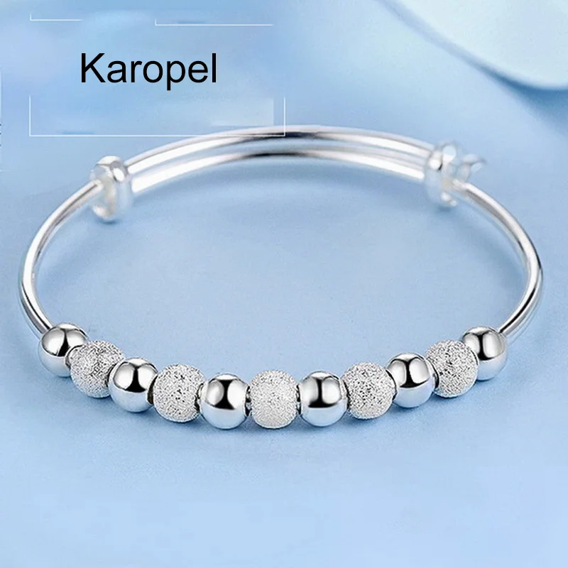 925 Silver Transit Bead Bracelet Women Simple Temperament Transit Bead Bracelet Women Exquisite Ball Jewelry Female Jewelry
925 Silver Transit Bead Bracelet Women Simple Temperament Transit Bead Bracelet Women Exquisite Ball Jewelry Female Jewelry