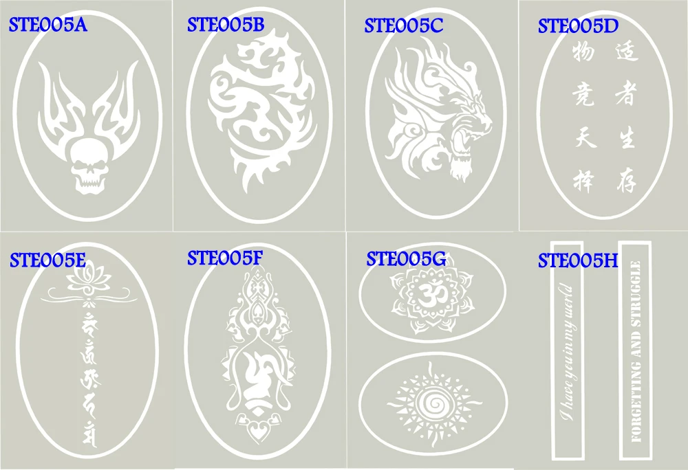 OPHIR A4 многоразовые фотообои временная татуировка трафарет художественный дизайн боди краска безвредные PRO STE005
OPHIR A4 многоразовые фотообои временная татуировка трафарет художественный дизайн боди краска безвредные PRO STE005