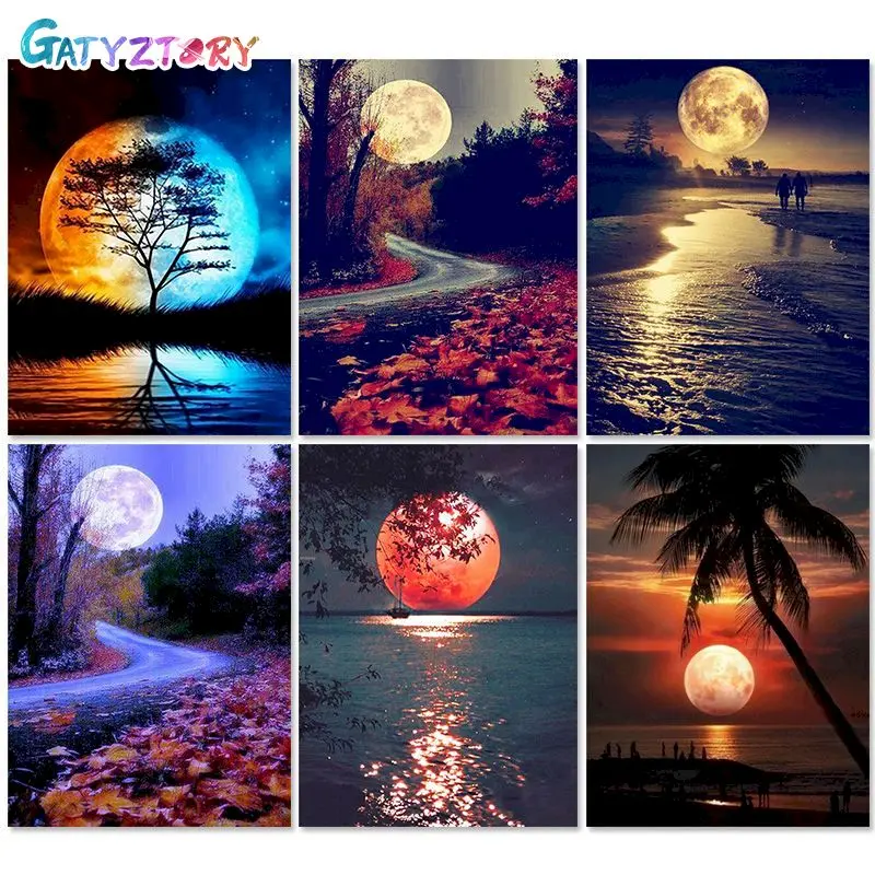 GATYZTORY Moonlight Coloring By Numbers Landscape Paint By Numbers Picture On Canvas Acrylic paints Home Decor
GATYZTORY Moonlight Coloring By Numbers Landscape Paint By Numbers Picture On Canvas Acrylic paints Home Decor