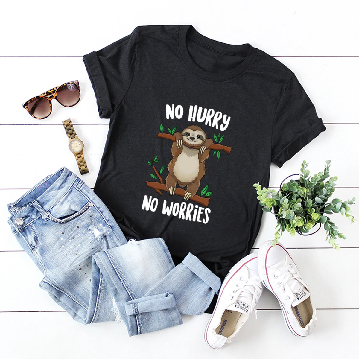 Shirt Summer Women Tee Gray You Looked Like Heaven and I Felt Like black