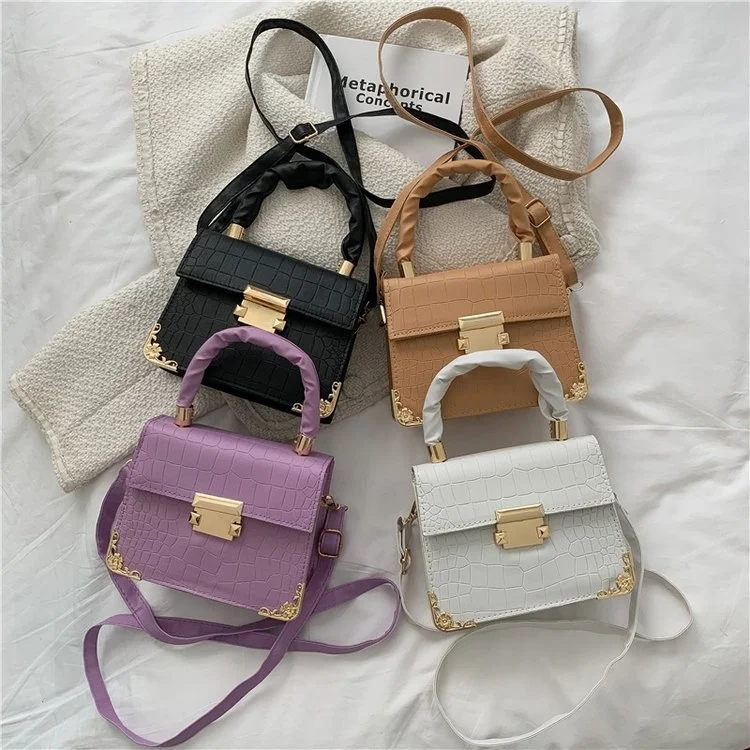 

Maomao Portable Small Square Bag Welt Lock Portable Square Bag 2021 Autumn And Winter New Fashion Trend Single Shoulder Bag