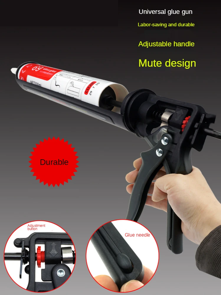 Glue gun glass glue household manual glass glue gun automatic rubber broken silicone rubber gun magic device
Glue gun glass glue household manual glass glue gun automatic rubber broken silicone rubber gun magic device
