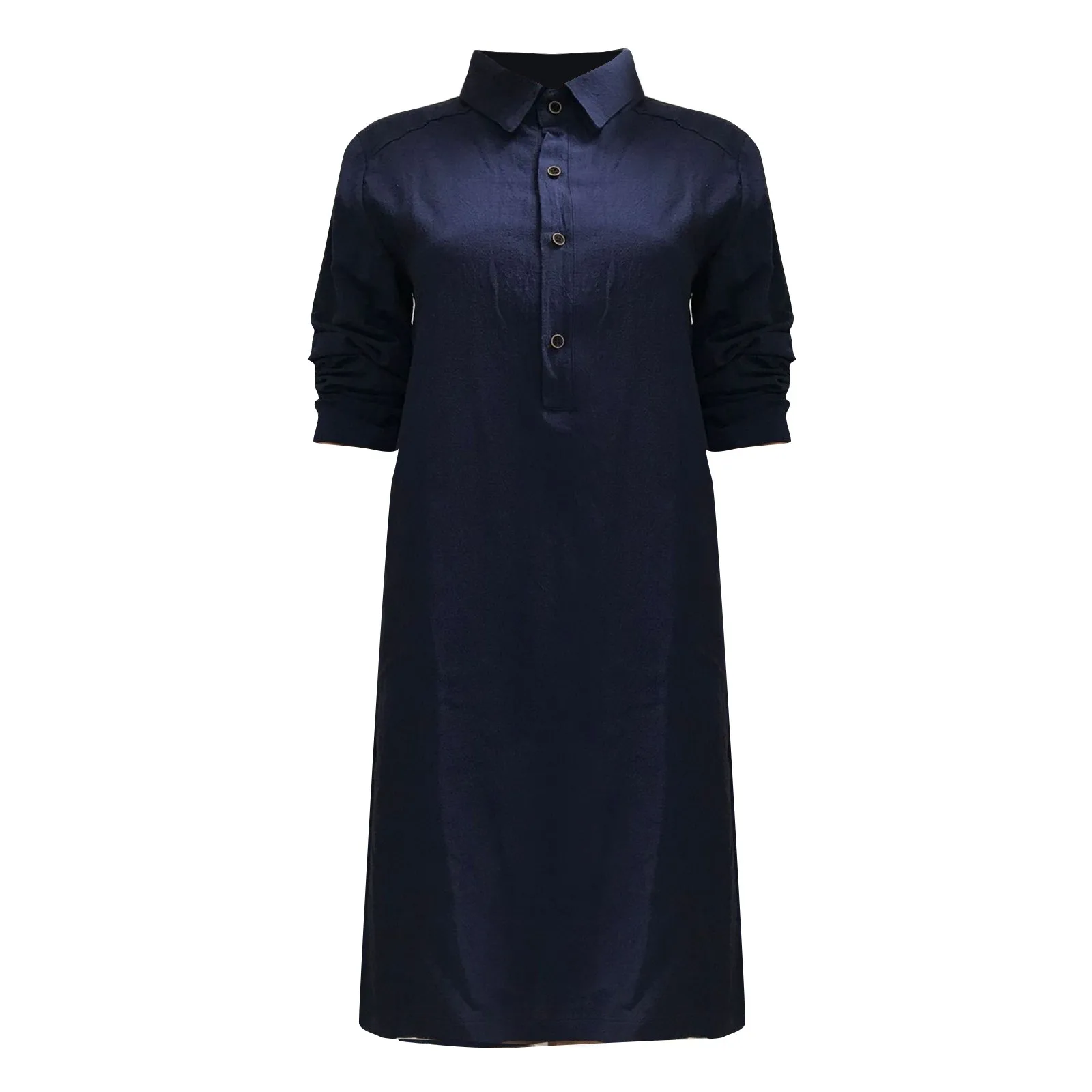 40# Cotton Linen Shirt Dress Solid Color V Neck Long Sleeve Loose Shirt Dress Casual Button Summer Dress Vintage Robe Femme
40# Cotton Linen Shirt Dress Solid Color V Neck Long Sleeve Loose Shirt Dress Casual Button Summer Dress Vintage Robe Femme